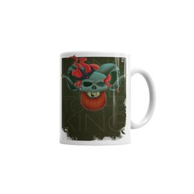 Baskı Dükkanı KB6717 Skull Litch Branca Porselen Kupa Bardak