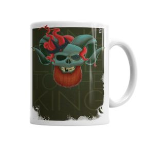 Baskı Dükkanı KB6717 Skull Litch Branca Porselen Kupa Bardak