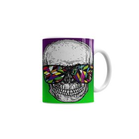 Baskı Dükkanı KB6718 Skull Porselen Kupa Bardak