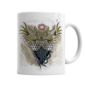 Baskı Dükkanı KB6719 Skull Devil Color Branca Porselen Kupa Bardak