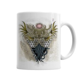 Baskı Dükkanı KB6719 Skull Devil Color Branca Porselen Kupa Bardak