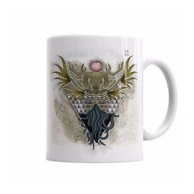 Baskı Dükkanı KB6719 Skull Devil Color Branca Porselen Kupa Bardak