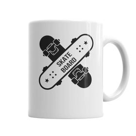 Baskı Dükkanı KB6727 Skate Boarding 2 Porselen Kupa Bardak