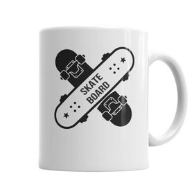 Baskı Dükkanı KB6727 Skate Boarding 2 Porselen Kupa Bardak