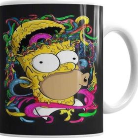Baskı Dükkanı KB6733 Simpsons Porselen Kupa Bardak