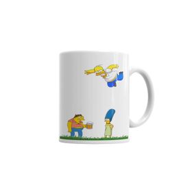 Baskı Dükkanı KB6734 Simpson Porselen Kupa Bardak