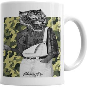 Baskı Dükkanı KB6737 Silence Rms Tigre Porselen Kupa Bardak