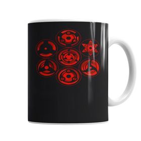 Baskı Dükkanı KB6745 Sharingan Porselen Kupa Bardak