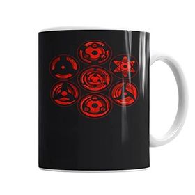 Baskı Dükkanı KB6745 Sharingan Porselen Kupa Bardak