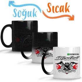 Baskı Dükkanı KB6746 Shadow Personalizada Genıval Branca Porselen Kupa Bardak