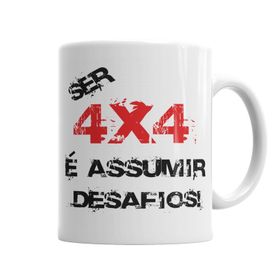 Baskı Dükkanı KB6753 Ser 4x4 Assumir Desafios Porselen Kupa Bardak