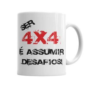 Baskı Dükkanı KB6753 Ser 4x4 Assumir Desafios Porselen Kupa Bardak