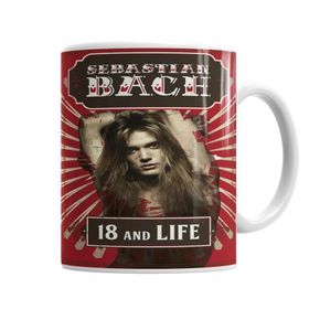 Baskı Dükkanı KB6757 Sebastian Bach 18 And Life Porselen Kupa Bardak