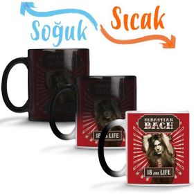 Baskı Dükkanı KB6757 Sebastian Bach 18 And Life Porselen Kupa Bardak