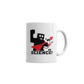 Baskı Dükkanı KB6758 Science Robo Rock Porselen Kupa Bardak