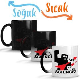 Baskı Dükkanı KB6758 Science Robo Rock Porselen Kupa Bardak