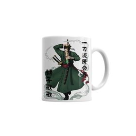 Baskı Dükkanı KB6783 Roronoa Zoro One Piece Porselen Kupa Bardak