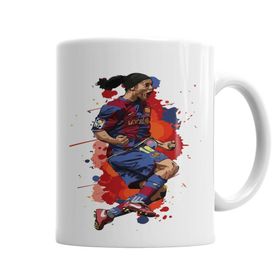 Baskı Dükkanı KB6785 Ronaldinho Gaucho Porselen Kupa Bardak