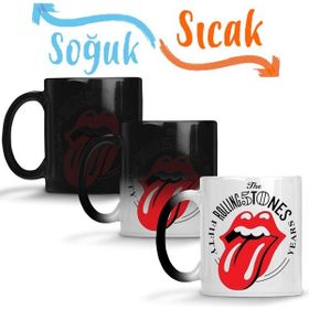 Baskı Dükkanı KB6786 Rolling Stones Porselen Kupa Bardak