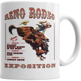 Baskı Dükkanı KB6787 Rodeo Reno Porselen Kupa Bardak