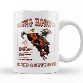 Baskı Dükkanı KB6787 Rodeo Reno Porselen Kupa Bardak