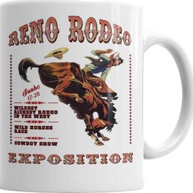 Baskı Dükkanı KB6787 Rodeo Reno Porselen Kupa Bardak