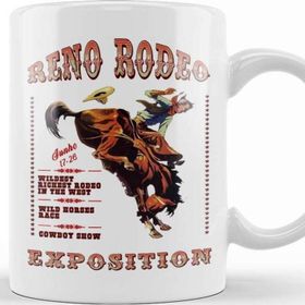 Baskı Dükkanı KB6787 Rodeo Reno Porselen Kupa Bardak