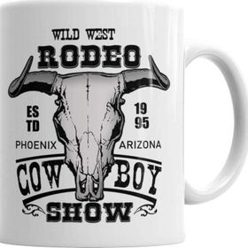 Baskı Dükkanı KB6788 Rodeo Phoenix Arizona Porselen Kupa Bardak