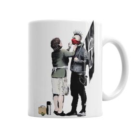 Baskı Dükkanı KB68 Anarchy Love Porselen Kupa Bardak