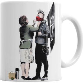 Baskı Dükkanı KB68 Anarchy Love Porselen Kupa Bardak