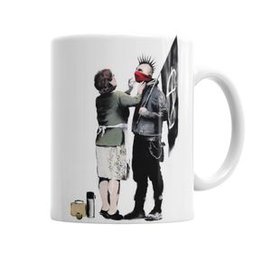 Baskı Dükkanı KB68 Anarchy Love Porselen Kupa Bardak