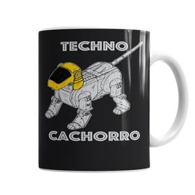 Baskı Dükkanı KB6815 Techno Cachorro Porselen Kupa Bardak