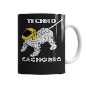 Baskı Dükkanı KB6815 Techno Cachorro Porselen Kupa Bardak