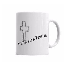 Baskı Dükkanı KB6819 Team Jesus Porselen Kupa Bardak