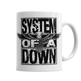 Baskı Dükkanı KB6824 System Of A Down Porselen Kupa Bardak