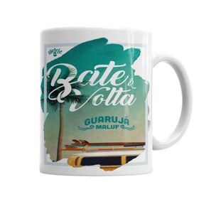 Baskı Dükkanı KB6832 Surf Bate E Volta Guaruja Maluf Porselen Kupa Bardak