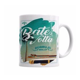 Baskı Dükkanı KB6832 Surf Bate E Volta Guaruja Maluf Porselen Kupa Bardak