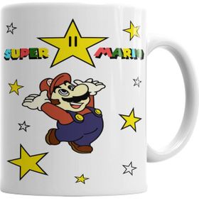 Baskı Dükkanı KB6838 Super Mario Classica Fanart Porselen Kupa Bardak