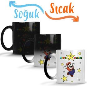 Baskı Dükkanı KB6838 Super Mario Classica Fanart Porselen Kupa Bardak