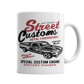 Baskı Dükkanı KB6848 Street Custom Porselen Kupa Bardak
