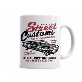 Baskı Dükkanı KB6848 Street Custom Porselen Kupa Bardak