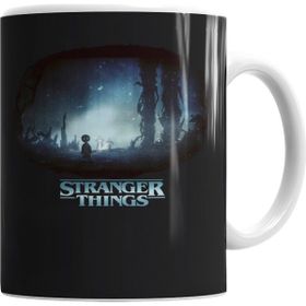 Baskı Dükkanı KB6851 Stranger Things Black Porselen Kupa Bardak