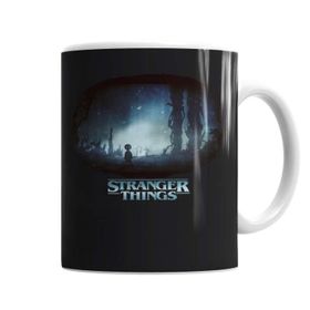 Baskı Dükkanı KB6851 Stranger Things Black Porselen Kupa Bardak