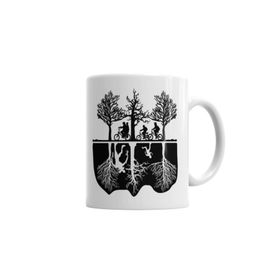Baskı Dükkanı KB6852 Stranger Things Bisiklet Porselen Kupa Bardak