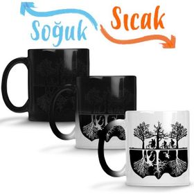 Baskı Dükkanı KB6852 Stranger Things Bisiklet Porselen Kupa Bardak