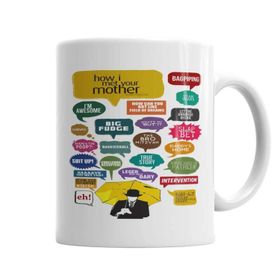 Baskı Dükkanı KB686 How I Meet You Mother Quiet Porselen Kupa Bardak