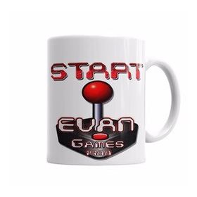 Baskı Dükkanı KB6869 Start Evan Games 1988 Porselen Kupa Bardak