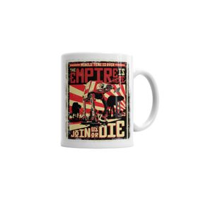 Baskı Dükkanı KB6872 Star Wars Junte Se Nos Ou Morra Porselen Kupa Bardak