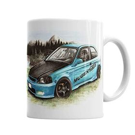 Baskı Dükkanı KB690 Honda Civic Mugen Porselen Kupa Bardak