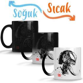 Baskı Dükkanı KB6902 Venom Porselen Kupa Bardak